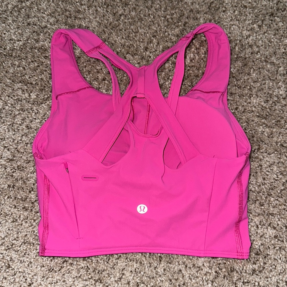 Lululemon Sonic Pink Stash it Bra